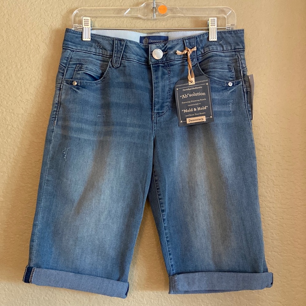 Democracy  Light Denim Shorts